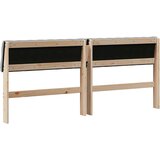 vidaXL Tapecirano vzglavje Svetlo siva 180 cm Masivno borovo les | Shoptok.si