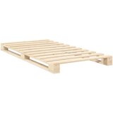  Okvir kreveta s uzglavljem 100 x 200 cm od masivne borovine | Eponuda.com