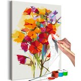  Slika za samostalno slikanje - Summer Flowers 40x60 | shoptok.hr