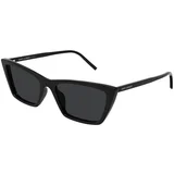 Occhiali da Sole Saint Laurent SL 737 Mica Thin 001 Crna