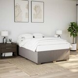  Okvir za krevet bez madraca smeđesivi 140x200 cm od tkanine | Eponuda.com