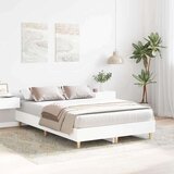  Okvir za krevet Bijelo 137 x 190 cm Konstruirano drvo - Bijelo Puni | shoptok.hr