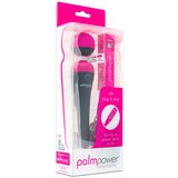 Palm Power Wand - velik masažni vibrator USB z baterijo za napajanje (roza-siva) | Shoptok.si