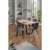 XXXL Raztegljiva Jedilna Miza Rudi, Barva Hrasta, 180-220x90 | Shoptok.si