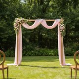  Vjenčani luk Svijetlosmeđa 225 x 95 x 226 cm Čvrsto borovo drvo | shoptok.hr