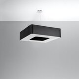 Nice Lamps Crna viseća svjetiljka sa staklenim sjenilom/s tekstilnim sjenilom Piano – | shoptok.hr