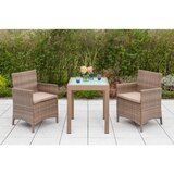 Gardenson Vrtni Set Treviso, 3-Delni, Raztegljiva Miza | Shoptok.si