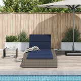  Ležalnik s plavajočo blazino Grey poli ratan, (21829979) | Shoptok.si