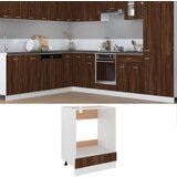 vidaXL Omarica za pečico rjav hrast 60x46x81,5 cm inženirski les Cene