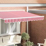 vidaXL tenda s rubom za okvir od 2.5 m crvena i bijela 2.3x0.2 m | shoptok.hr