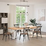  Noge za blagovaonski stol T-oblika 2 kom Bijele 50x35x(72-73) cm Čelik | shoptok.hr