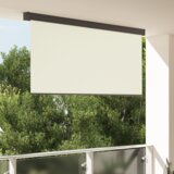 vidaXL Vanjska Roleta Prugasti Podesiva Krema 200 x 250 cm tkanina | shoptok.hr