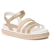 Tommy Hilfiger Espadrile Platform Velcro Sandal T3A2-32761-0568 S Zlata | Shoptok.si