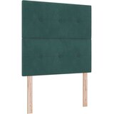  Postelja z vzmetnico z vzmetnico Temno zelena 80 x 200 cm Žamet, (5000127432) | Shoptok.si