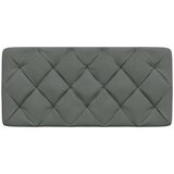 vidaXL Vzglavna stranica temno siva 100 cm blago | Shoptok.si