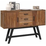 TV stalak s ladicama Prirodna 110 x 30 x 75 cm Čvrsto teak drvo | Eponuda.ba