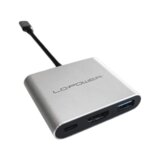  USB-C Hub, USB-A, USB-C (PD 100W), 1x HDMI do 4k UHD, Sivi Cijene
