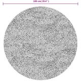  Tepih HUARTE kratkih vlakana mekani i perivi antracit Ø 100 cm | Eponuda.com