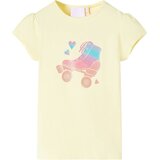  Dječja majica nježnožuta 128 | shoptok.hr