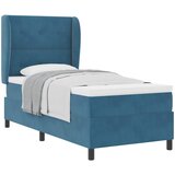  Krevet s opruga kutije Tamno plava 200 x 100 cm Baršun | shoptok.hr