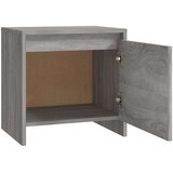 vidaXL Nočna omarica siva sonoma 45x34x44,5 cm iverna plošča | Shoptok.si