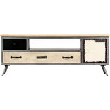 In TV omarica iz trdnega mangovega lesa in jekla 120x30x45 cm | Shoptok.si