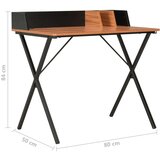 vidaXL radni stol crno-smeđi 80 x 50 x 84 cm | shoptok.hr