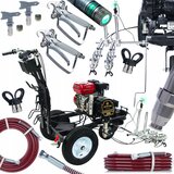 Rosfix Cestni Označevalec Powerxcellence Phantom Z – Bencinski, Batna Črpalka, 7P, 23 Mpa, 4 L/Min, 2 Pištoli, 2 Šobi 315, 2 Cevi 15 M, (5000211861) | Shoptok.si