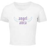 Mister Tee Women's short T-shirt Angel Aura white | Shoptok.si
