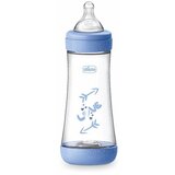  Chicco p5 plastična flašica 300ml silikon plava Cene