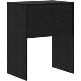 vidaXL Pisalna miza Črni hrast Inženirski les 60 x 40 x 76 cm | Shoptok.si