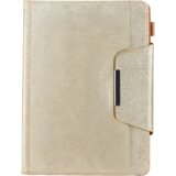 NIKCORP Etui za iPad Air / Air 2 / Pro 9.7", zaščitni ovitek s poklopcem in funkcijo stojala, zlat z bleščicami in žepom za kartice, (5000139287) | Shoptok.si