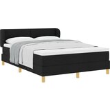 vidaXL Box Spring Krevet s Madracem Crni 160x200 cm Tkanina | shoptok.hr