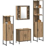  Set namještaja za kupaonicu 4 kom. Smeđa Konstruirano drvo | shoptok.hr