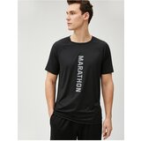 Koton Sports T-Shirt Slogan Printed Crew Neck Raglan Sleeve Cene