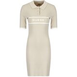 Guess MEISSA POLO SS SWTR DRESS Bež Cijene
