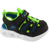 Skechers Športni sandali S-Lights: Sola Glow Sandal - Hyper-Coast Črna | Shoptok.si