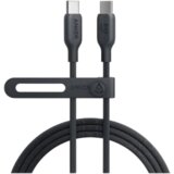 Anker kabel Type-C - Type-C 544, 140W Bio-najlon 1,8m, črn, A80F6H11 | Shoptok.si