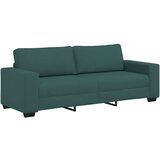  Dvodijelni set sofa s jastucima, tamnozelena tkanina | shoptok.hr