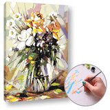  Slikarstvo po številkah LUCKY FLOWERS IN THE PASSION | medium difficulty | Shoptok.si