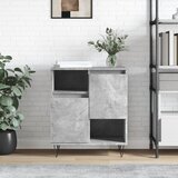 vidaXL Komoda betonsko siva 60x35x70 cm inženirski les Cene