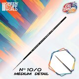 Green Stuff World synthetic cel shading brush 10/0 | Eponuda.com