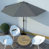 vidaXL Balkonski senčnik z aluminijastim drogom 300x150 cm antraciten Cene