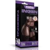 Lovetoy 2023 Strap-on Lovetoy Ingen Vibrating Easy Black 7.5'' | Shoptok.si