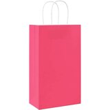  Papirnate vrečke 250 kosov z ročaji roza 21x11x36 cm, (5000160903) | Shoptok.si