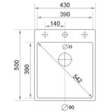 Kando RIGA 45 BEŽ 430X500/200 mm | ePonuda.com