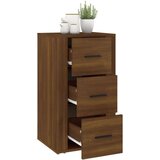  Komoda Smeđi hrast 40 x 33 x 70 cm konstruirano drvo | shoptok.hr