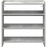  Stalak za cipele boja betona 60x25x62 cm konstruirano drvo | shoptok.hr