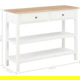  280029 Sideboard White 110x35x80 cm MDF | shoptok.hr