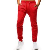 DStreet Spodnie męskie dresowe czerwone | Shoptok.si